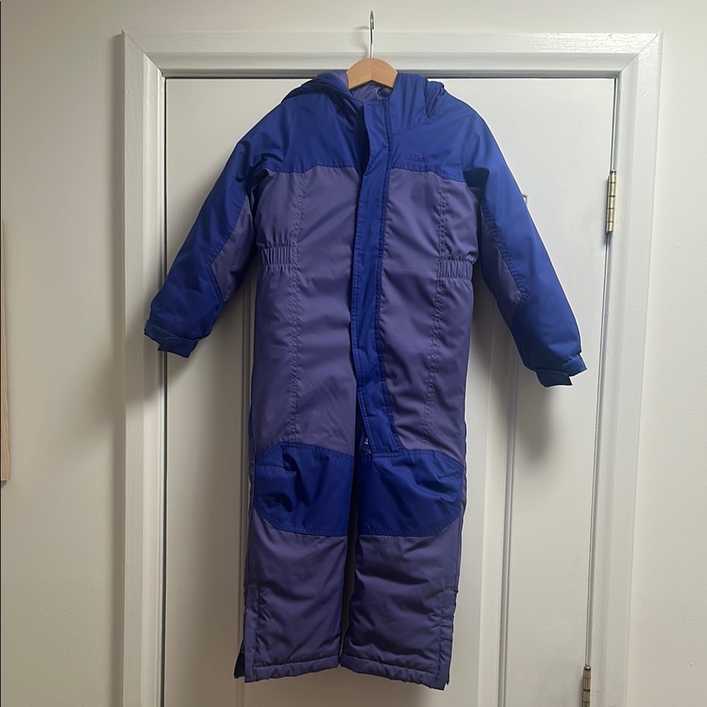 LL BEAN Blue & Purple ultra warm snowsuit 4T
